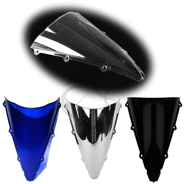 

New Windshield Windscreen Dual Bubble For YAMAHA YZF R1 YZF-R1 2002-2003 02 03 Four Colors