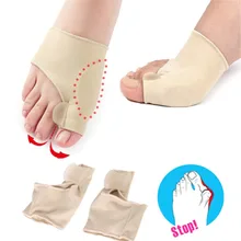 Гель боль в носке облегчение выпрямление изогнутый сепаратор 1 пара Hallux вальгусная профилактика бурсита регулятор пальцы Ноги Уход Инструмент