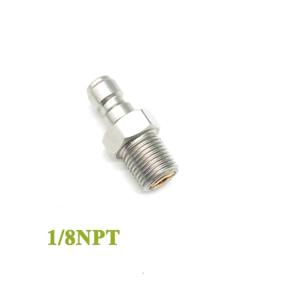 PCP Airforce Air Fillig Nippe One Way Foster из нержавеющей стали заполняющий зонд M10 1/8NPT 1/BSP - Цвет: npt foster