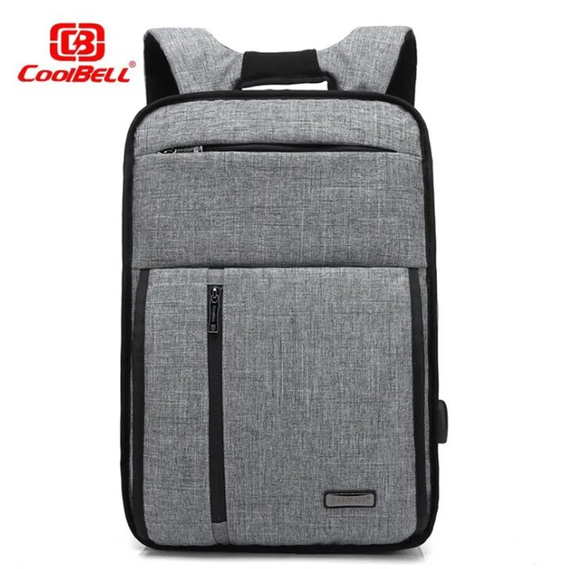CoolBELL 15 6 дюймовый рюкзак для ноутбука сумка с usb портом зарядки
