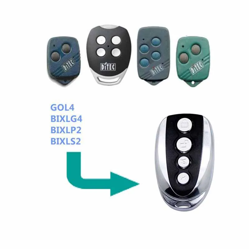 2 шт. пульт дистанционного управления для DITEC GOL4 BIXLP2 BIXLS2 BIXLG4 433 92 МГц | Электроника