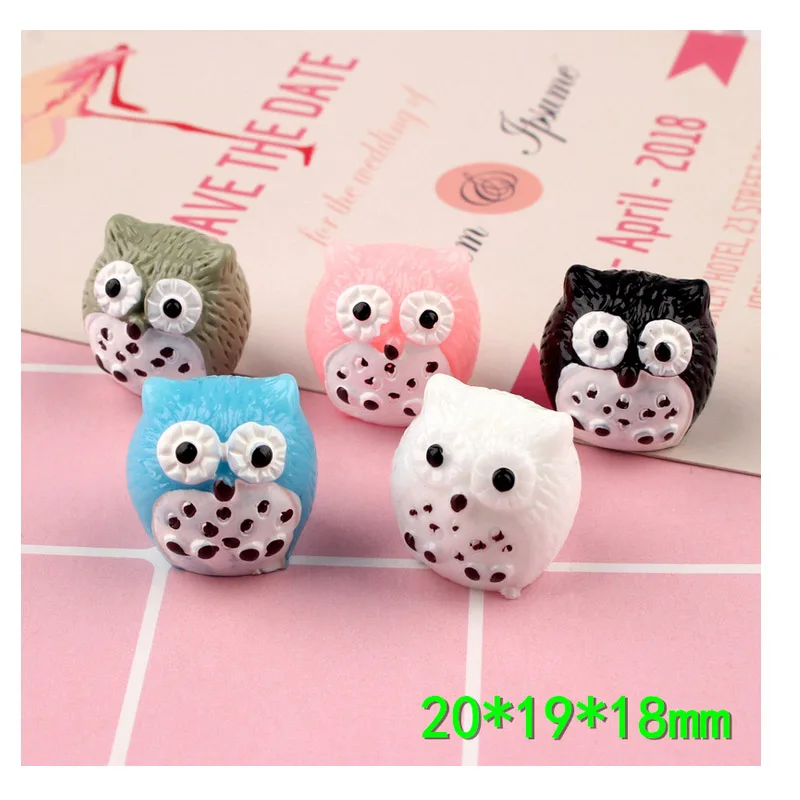 

CCINEE 1PCS Resin OWL For DIY Micro Landscape Material Resin Accessories