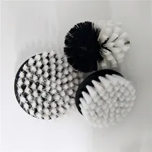 3 pcs/set hand tool set white drill brush Power Scrub Drill Brush Clean Brush used on Electric Drill for Carpet free shipping