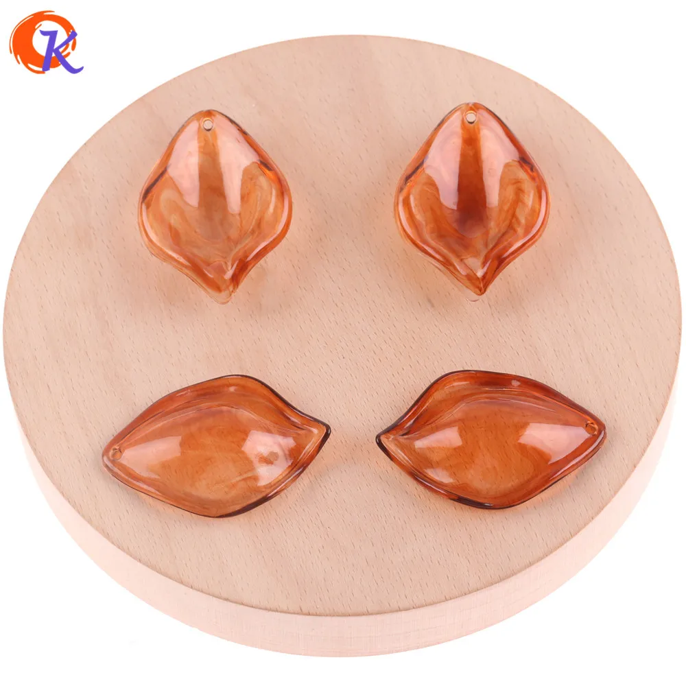 

Cordial Design 35*50mm 100pcs Jewelry Accessories/Hand Made/Acrylic Beads/Imitation AmberEffect/Flower Bead/Earring Findings