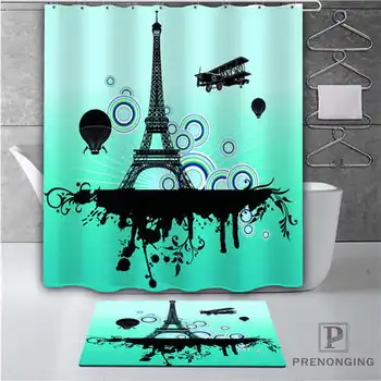 

Custom Beautiful City (2) Waterproof Shower Curtain Doormat Home Bath Bathroom Polyester Fabric Multi Sizes#18-10-226