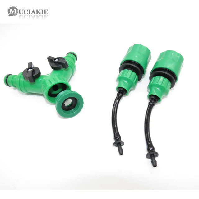 Muciakie 1Pc Y Típus Típusa Csatlakozók Gyors Adapterrel 3/5 Mm -Es Tömlőkert -Öntözővíz -Elosztóhoz 1/8 ' Csőszerelvényekhez - Image 3