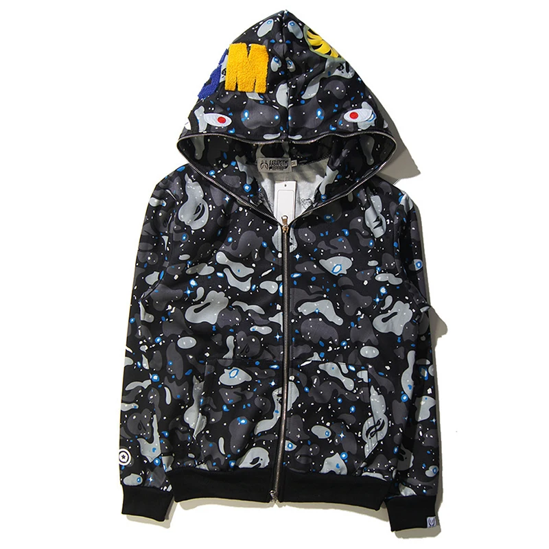 Bape Hoodie Mannen Merk Jas Mannen Gedrukt Hoodies Camouflage