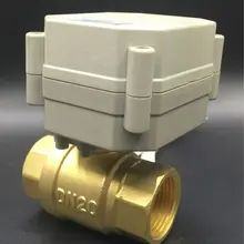 TF20-B2-A BSP/NPT 3/4 ''латунь Электрический моторный клапан DC12V/DC24V 2/3/5/7 провода 2-полосная DN20 полнопроходной для воды Управление