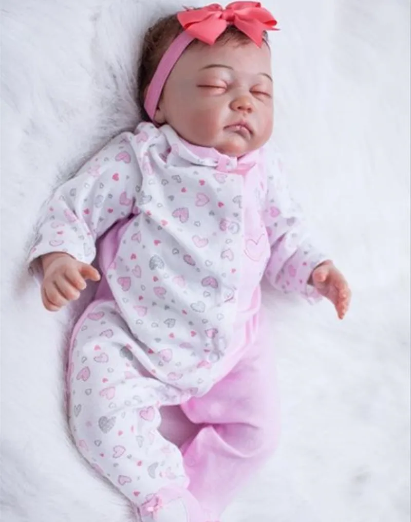 50cm Doll Reborn Babies Silicone Bebe Reborn Lifelike Realistic Baby Dolls  Kids Growth Partners Birth Reborn Christmas Gifts - Dolls - AliExpress