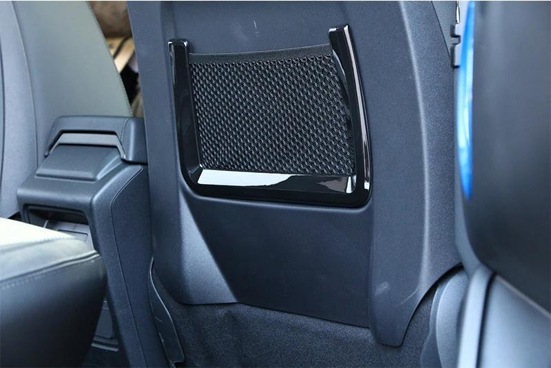 Интерьер автомобиля задний ряд заднем сиденье сетчатый мешок рамки Накладка для Land Rover Discovery Спорт Range Rover Evoque Sport автомобильные аксессуары