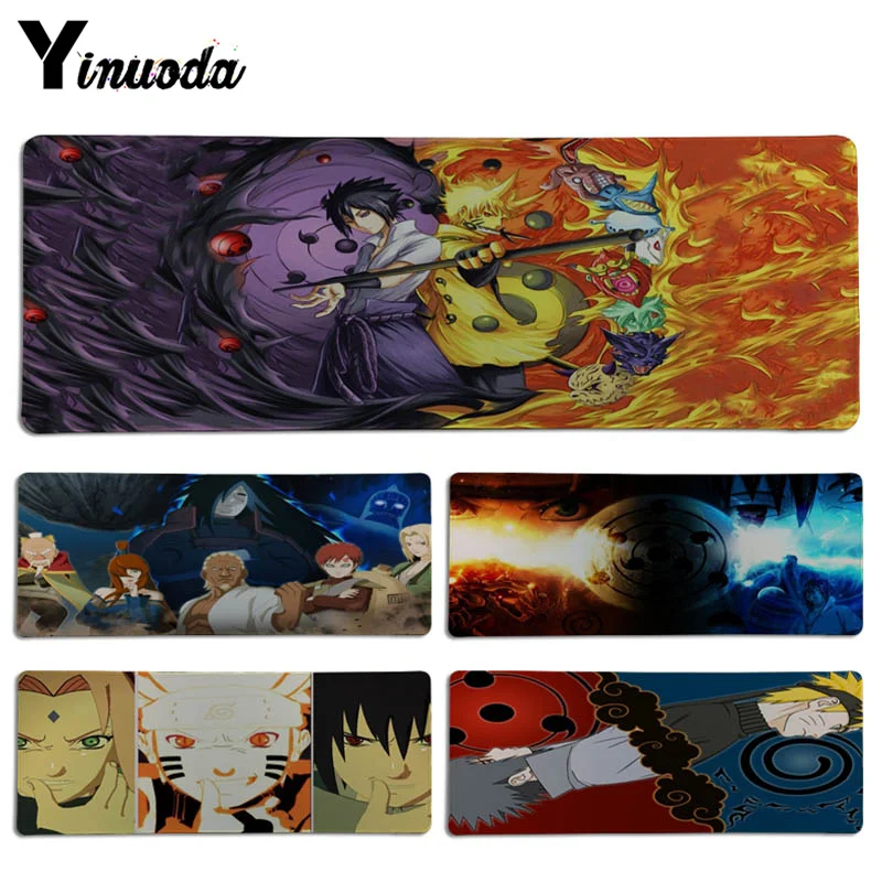 

Yinuoda 2018 New Naruto Sasuke and UchihaMadara Keyboard Gaming MousePads Size for 300*700*2mm and 300*900*2mm Game Mousepad