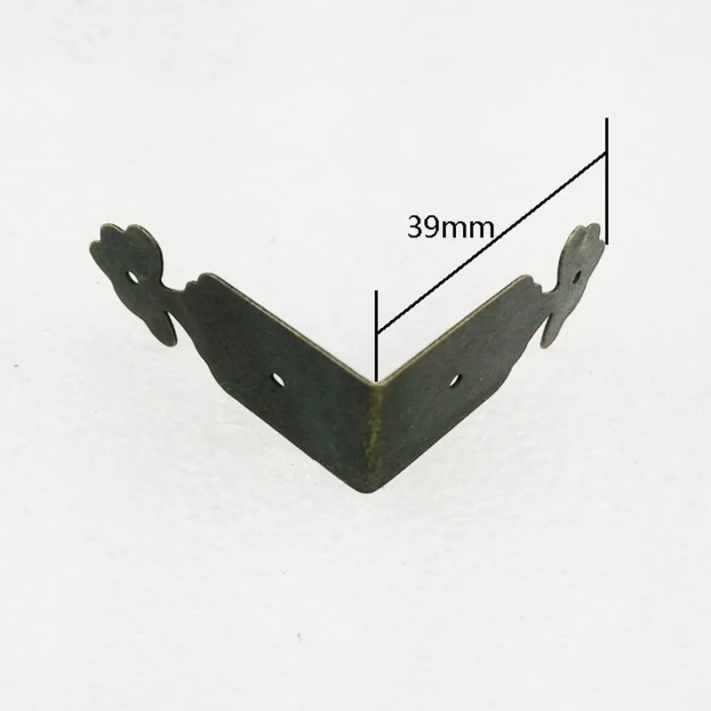 Home Improvement Hardware Ancient Corner Brackets,Flower Coners,Wooden Box,Gift Box Protectors