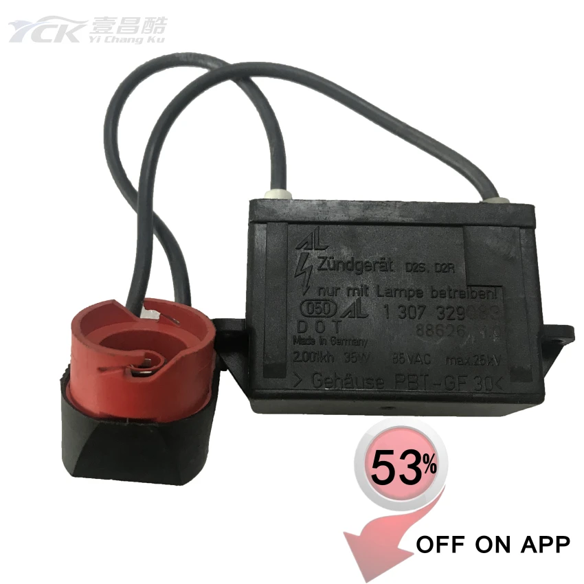1X YCK 1 307 329 083 Origina D2S D2R 3 Pin Zundgerat ксеноновая лампа воспламенитель гнезда
