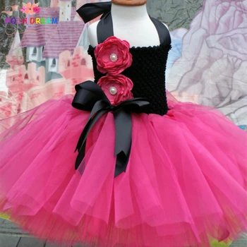 

POSH DREAM Flower Girl Tutu Dress Holiday Special Occasion Dress Christmas Tutu Dress Birthday Party Costume for Girl Baby