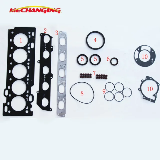 

FOR FORD FOCUS OR VOLVO C30 C70 S40 V50 S80 B5254T3 B5254T6 HYDA HUWA METAL Full Set Overhaul Package Engine Gasket 50284000