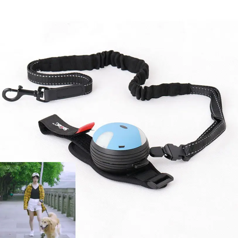 

New 3M Dog Lights Leash Walking Running Lead Retractable Belt Traction Rope Creative Lamp Automatic Rope Pet Supplies