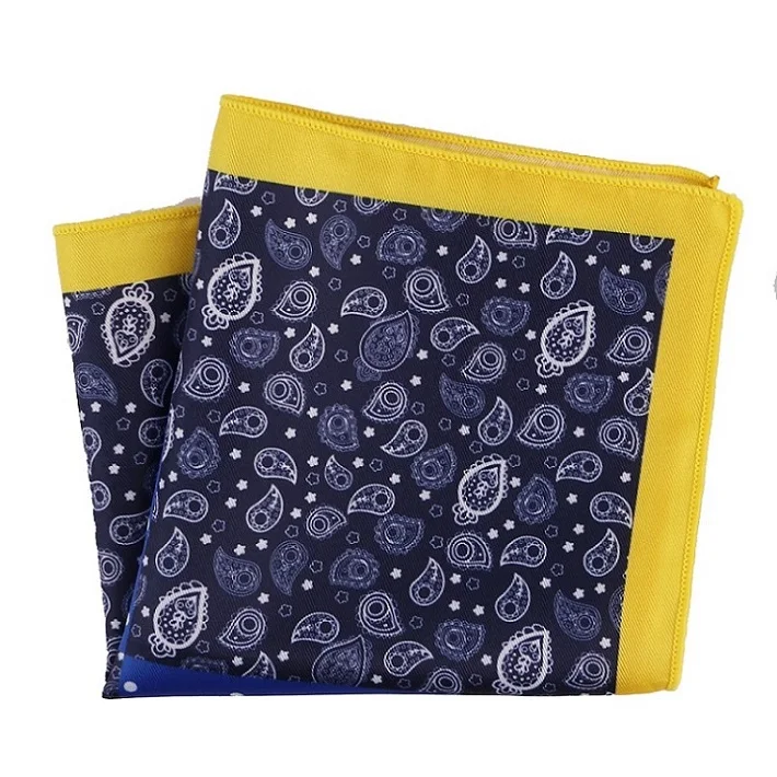 MPK-146pocket square Портной Смит стиль Hankies Яркие Красочные Пейсли карманные квадратные винтажные Платки Шарфы мужские карманные модные аксессуары - Цвет: MPK-146pocket square