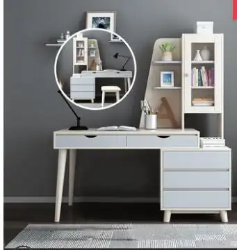 Simple Modern Dressing Table Nordic Computer Desk Bookcase