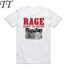 Азиатский размер Печать Rage Against The Machine Альтернативная металлическая музыкальная группа футболка с круглым вырезом футболка с коротким рукавом HCP4174