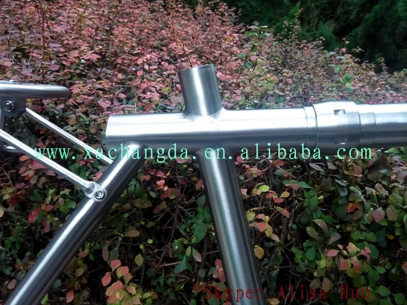 Sale titanium touring bike frame with S&S coupler titanium 700C bike frame with S&S coupler 11
