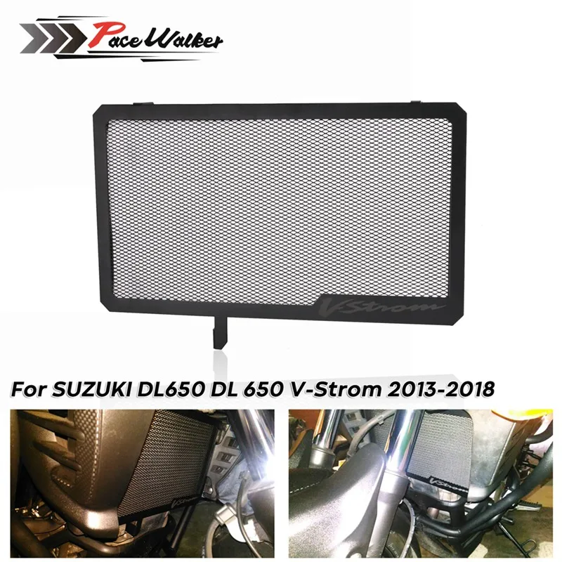 

Motorcycle Engine Radiator Bezel Grille Guard Cover Protector Grill For SUZUKI V-STROM VSTROM DL650 DL 650 2013-2018