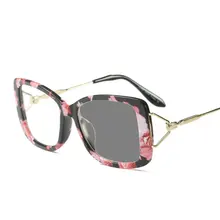 Фотохромные smart прогрессивные очки для чтения модные кошка дамы очки для чтения дальновидным multi-фокусное чтение зеркало NX