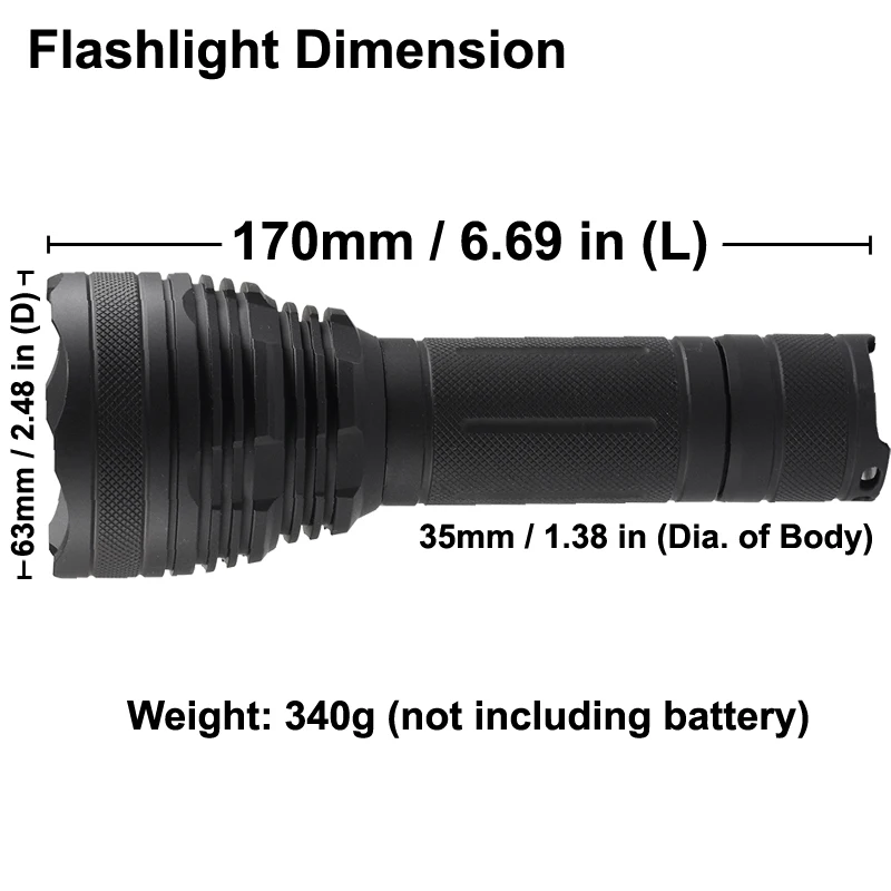 K6 Cree XHP35 HI белый 6500 К/нейтральный белый 5000 К/теплый белый 3000 К 2600 люмен 5-режим светодиодный фонарик-черный(1x26650