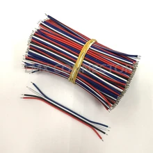 1000PCS UL1007 24AWG 4 Pin PVC Extension Cable Wire 95MM Parallel Wire Tin Plated