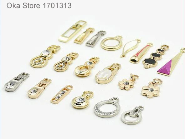 1pc high quality metal Zipper pull zipper repair kits for jeans pants,casual pants,garments,bag,suitcase accessories,zipper pull