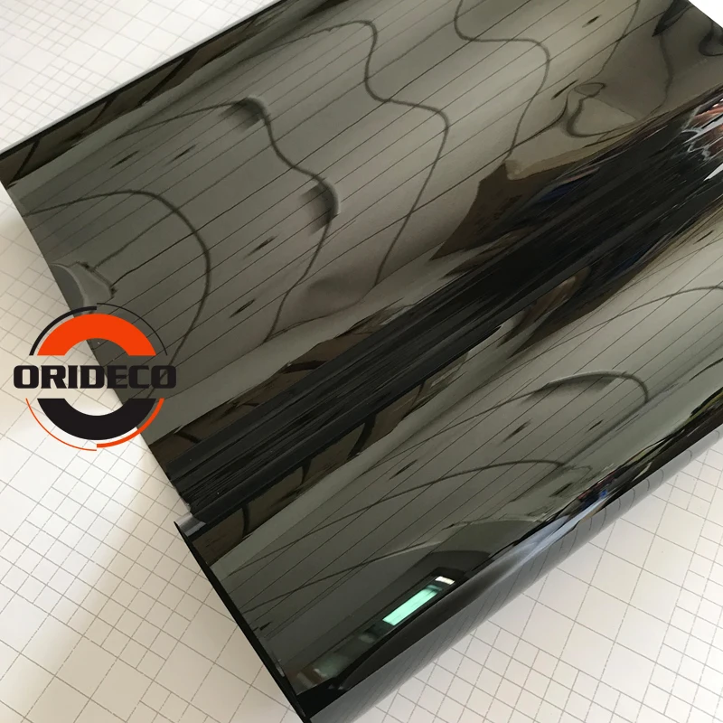 

50x200 cm Adhesive 5% VLT Dark Black Window Tint Film Car House Commercial Heat Insulation Film Privacy Protection Solar Film