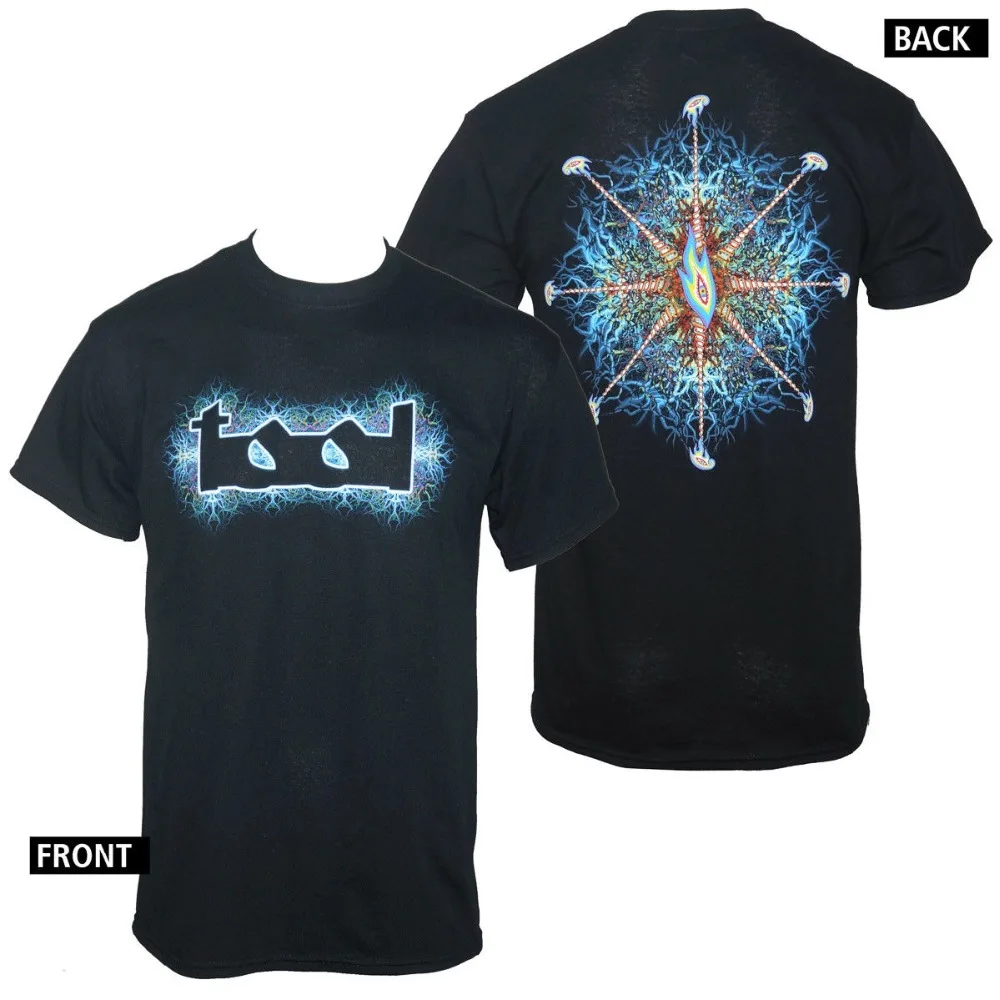 

Print T Shirt Summer Crew Neck Men Comfort Soft Short Sleeve Authentic Tool Band Nerve Ending Logo Shirt Print Tshirt Men
