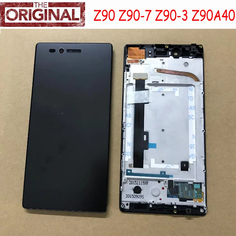 

Best Working Original LCD Display Touch Screen Digitzer Assembly+Frame For Lenovo VIBE Shot MAX Z90 z90a40 z90-7 Replacement