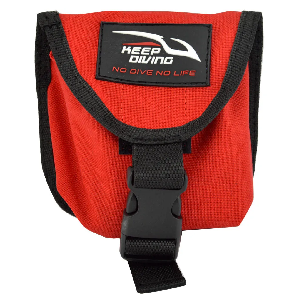 Keep Diving 1 шт. высокое качество дайвинг пояс для поднятий тяжестей Дайвинг сумка карман для блок с грузилом вмещает 2 кг/4.5lb свинца вес - Цвет: 1 pcs red