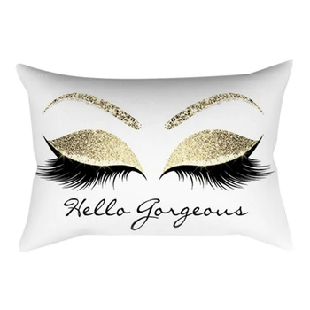 

16 Kinds Of Style Large Eyelashes Big Eyes Pillowcase Jeanette Hug Pillowcase For Living Room