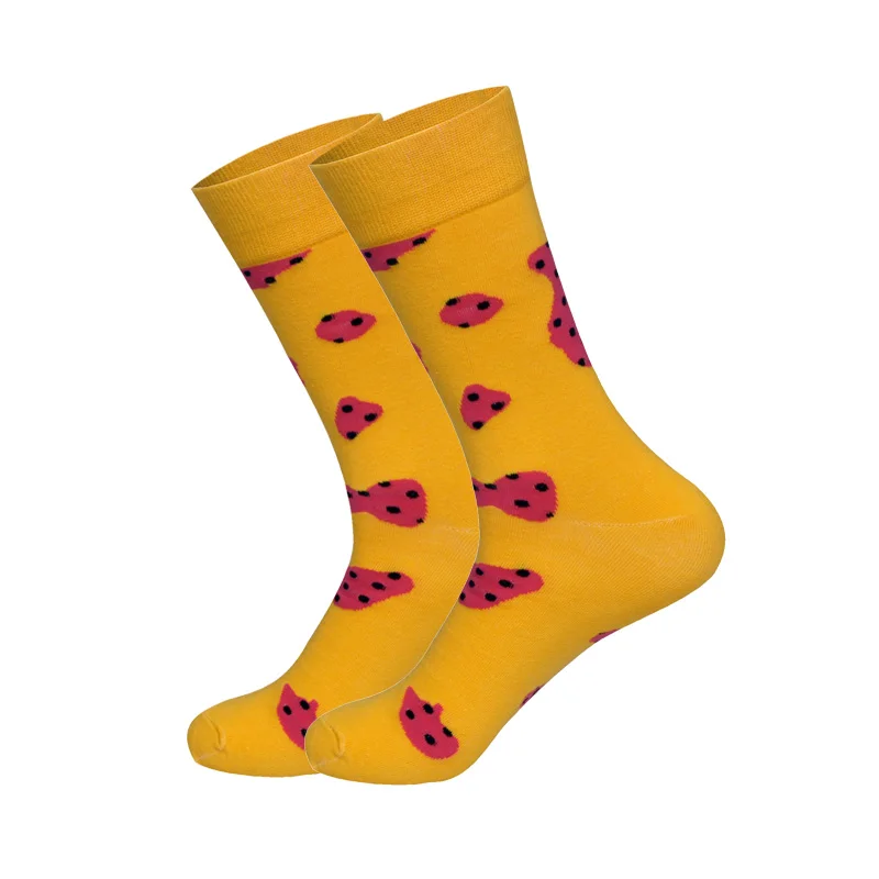 Внизу Креативный дизайн носки 21 цвет лист мороженое кролик оригинальность узор тренд уличная одежда хлопок счастливые носки - Цвет: Creative Design A