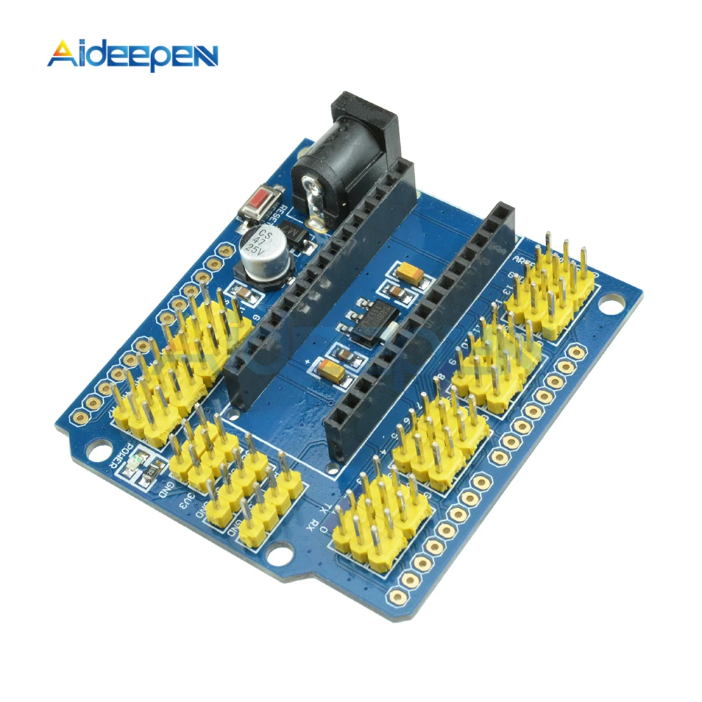 Buy NANO I/O IO Expansion Sensor Shield Module For Arduino UNO R3 Nano V3.0 3.0 Controller Compatible Board I2C PWM Interface 3.3V