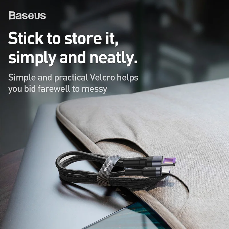 USB кабель Baseus 40 Вт Supecharge Type C для Huawei P30 Mate 20 30 Pro 5A быстрая зарядка 3 0 тип передачи