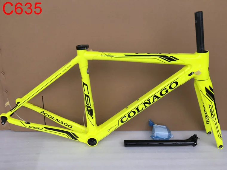 20 цветов C60 карбоновая рама для шоссейного велосипеда из углеродного волокна XXS XS s m l xl углеродная рамка велосипеда