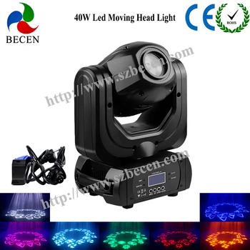 

40W LED Moving Head Light with 3 Facet Prism Gobo LED Spot Moving Head