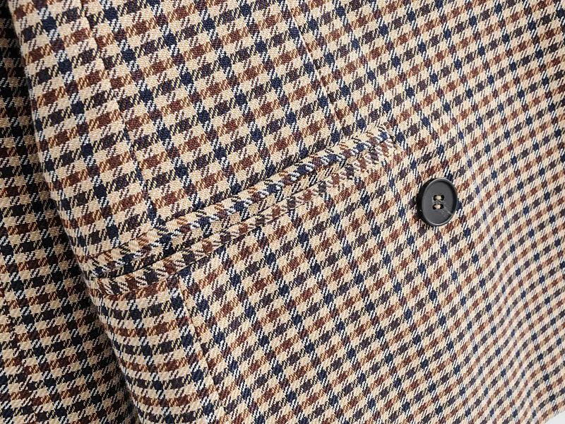 2018 fall jacket women casual plaid womens clothing long sleeve coat women