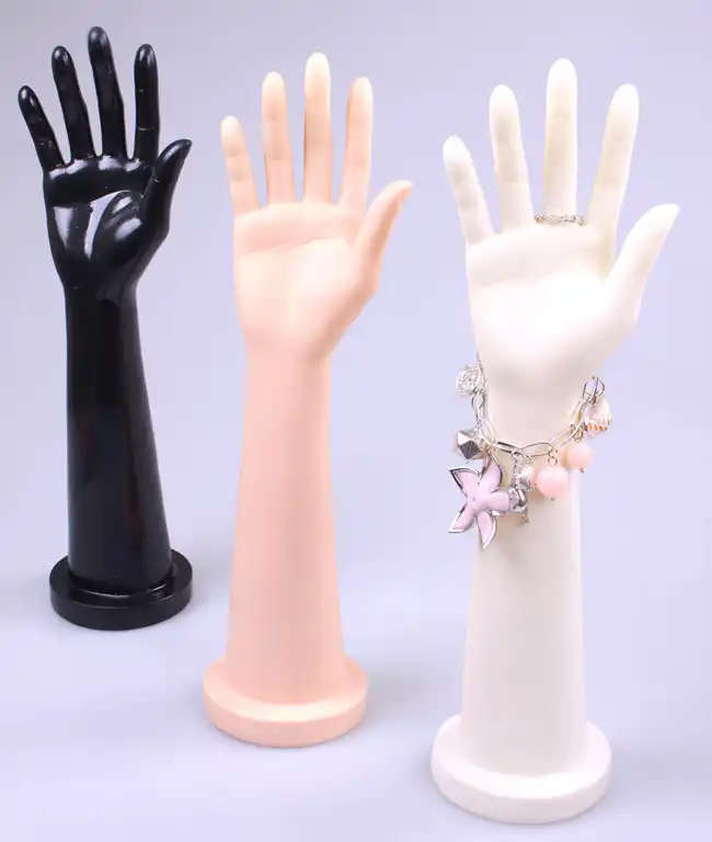 Woman Mannequin Hand Model Jewelry Display Holder for Showcase Free