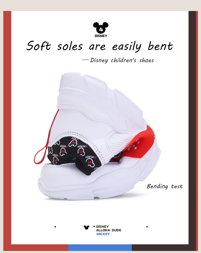 Обувь disney; детская обувь; кроссовки для мальчиков и девочек; коллекция года; сезон весна-осень; дышащая кожаная Спортивная повседневная обувь для мальчиков и девочек; размеры 31-37