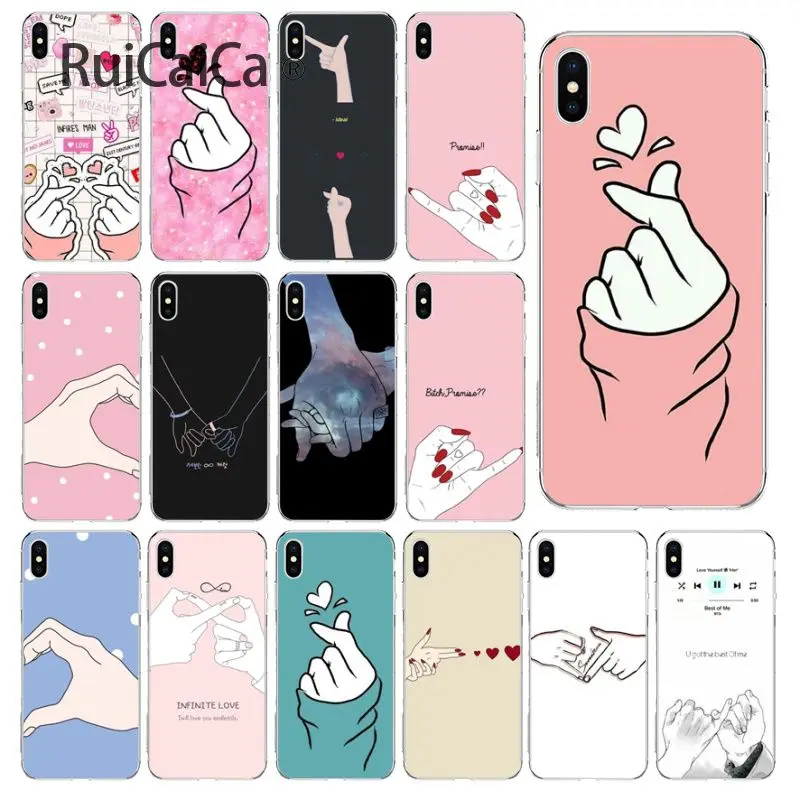 Ruicaica EXO kpop Черный белый мягкий прозрачный чехол для телефона Apple iPhone 8 7 6 6S Plus X XS MAX 5