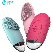 Электрическая Очищающая щетка для лица Lunaing Mini 2, для кожи, без отмерших углов, для очистки пор, против старения, от морщин, силиконовая щетка Foreoing