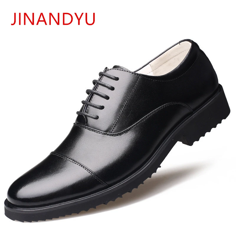 Men's Brand Genuine Leather Shoes Men Formal Dress shoes Military Business Mens Wedding Shoe Classic party Office Shoes Men