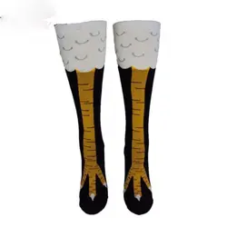 Забавные 3D носки с цыплятами мультфильм Животные Творческий Для женщин Для мужчин носки 2017 новое поступление Лидер продаж