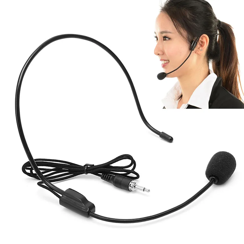 

3.5mm Wired Microphone Amplifier Voice Headset Studio Conference Speech Speaker For Laptop Desktop Computer Webcam microphone