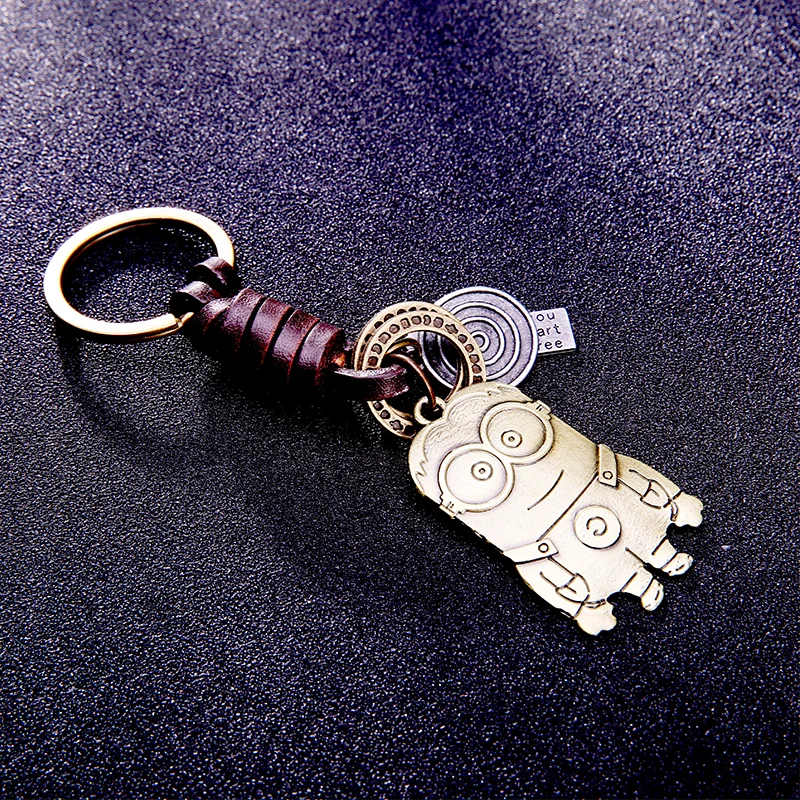 

Funny Figure Design Pendant Keychains Trinkets Keyring Keys Ring Chain Suspension Handbag Accessories Holder Small Gift