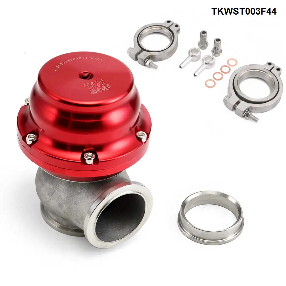 V44 MVR 44 мм тиски Внешний Набор заслонок 24PSI турбинный регулировочный клапан TKWST003F44 - Цвет: Красный