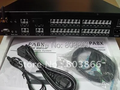 China PABX Phone system factory directly supply VinTelecom TP432 with 4PSTN Lines & 2GSM Lines and 32 phone extensions - NEW